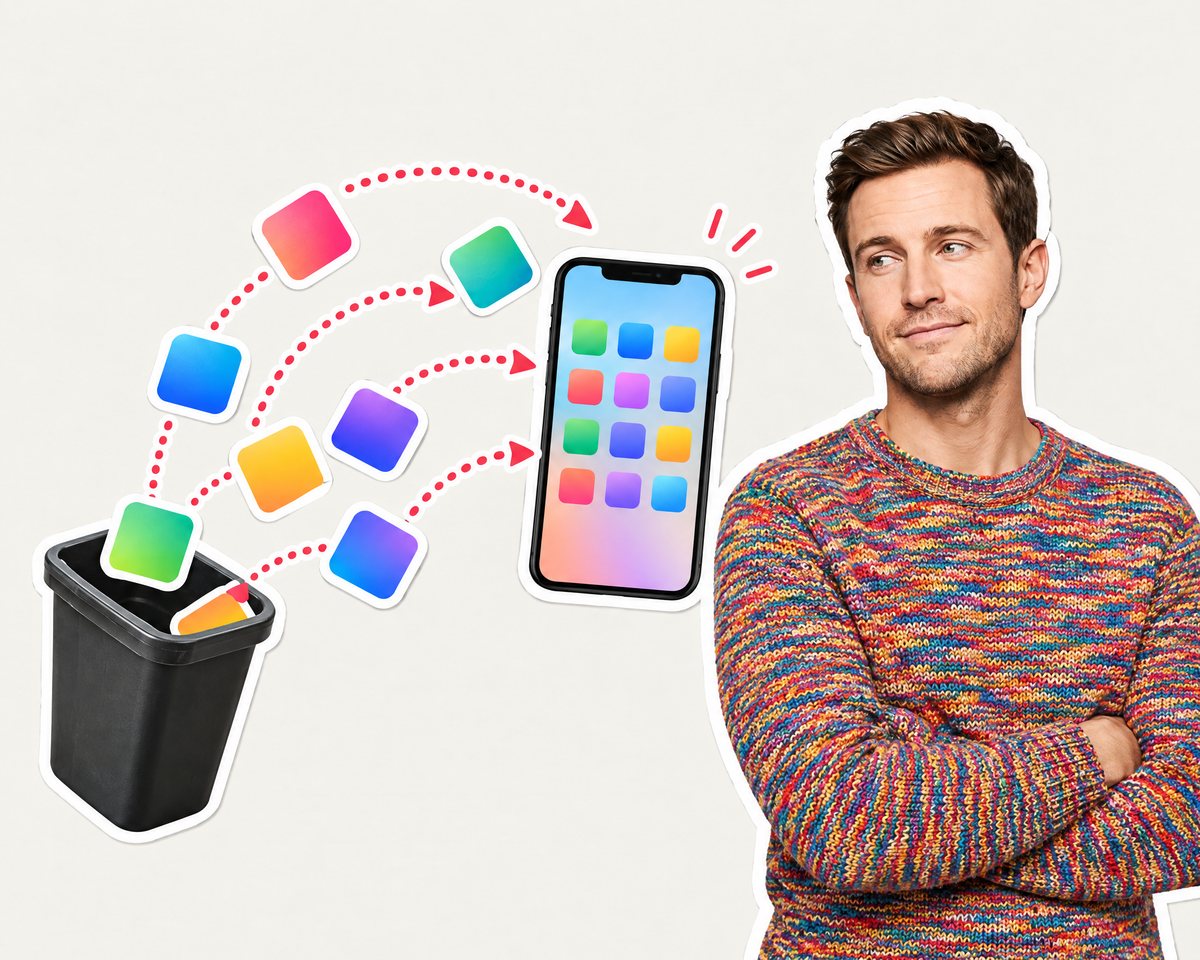 Verwijderde apps vliegen terug op de telefoon
