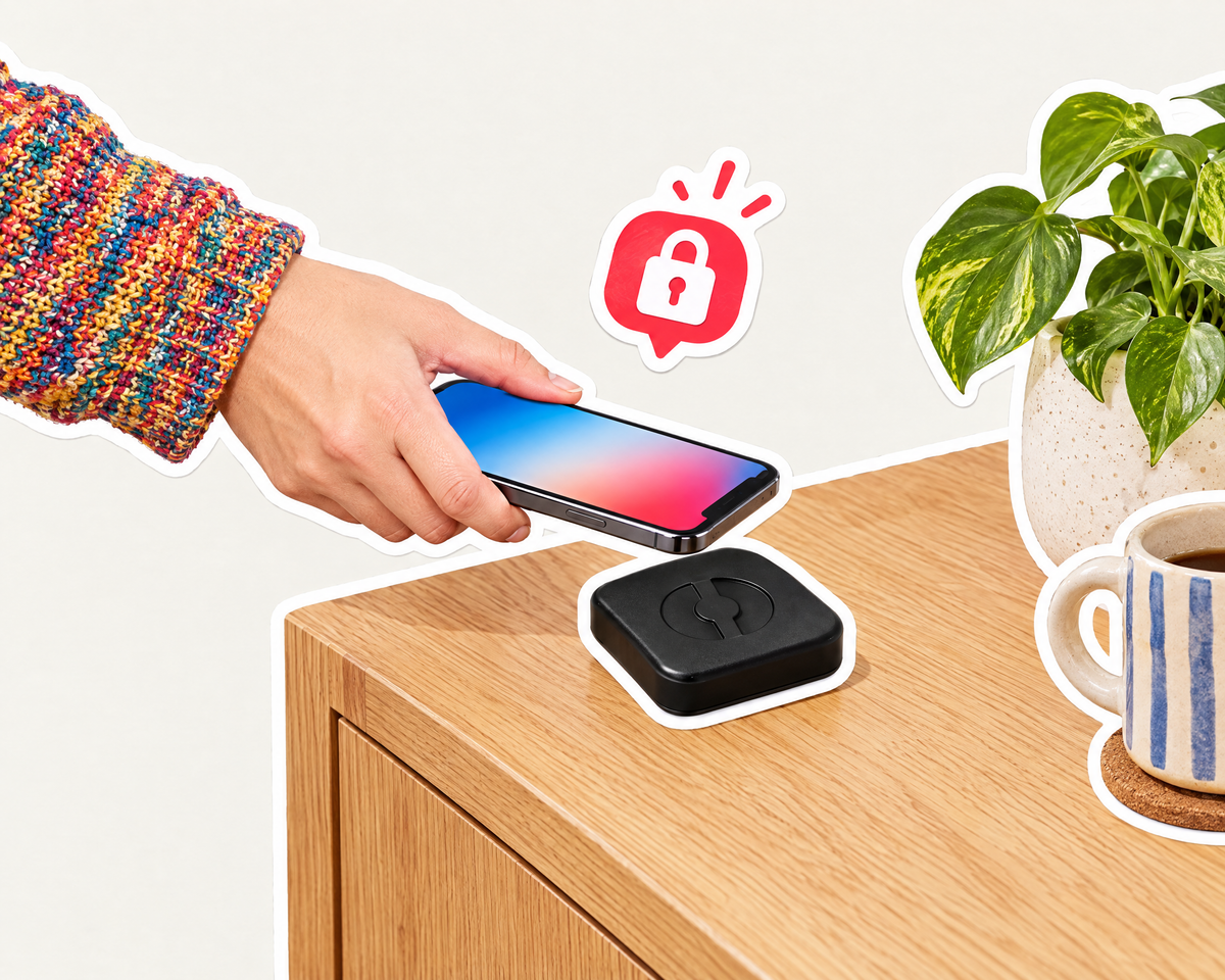 Telefoon tegen Phase, apps op slot